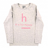 картинка Лонгслив Happy Pink интернет-магазин Mintymoon.ru