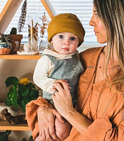Летний полукомбинезон Baby Salopette Grey Melange