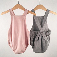 Летний полукомбинезон Baby Salopette Grey Melange